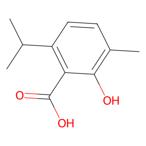 2-羟基-6-异丙基-3-甲基苯甲酸,2-Hydroxy-6-isopropyl-3-methylbenzoic acid