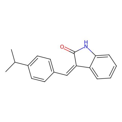 3-(4-异丙基苄基)吲哚-2-酮,3-(4-Isopropylbenzylidenyl)-indolin-2-one