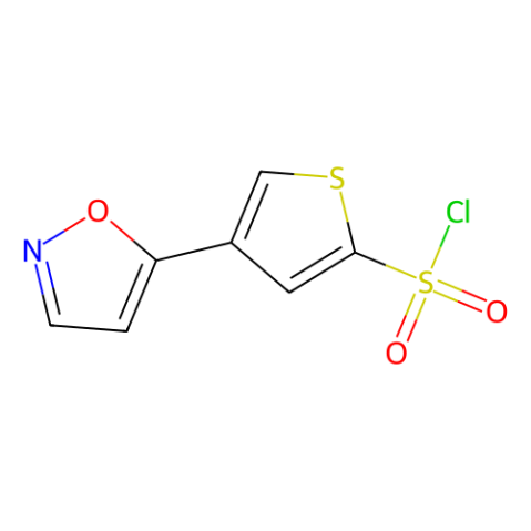 4-(5-异恶唑基)-2-噻吩磺酰氯,4-(5-Isoxazolyl)-2-thiophenesulfonyl chloride
