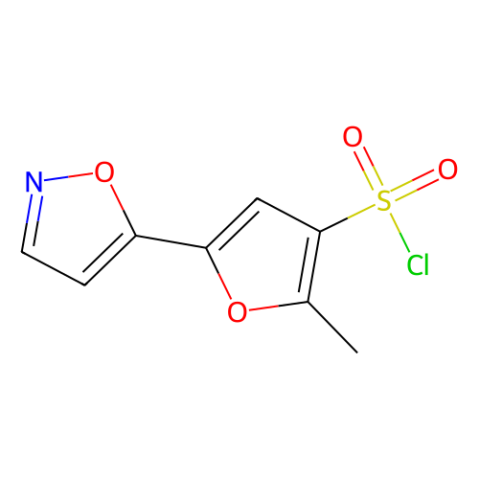 5-(5-異惡唑基)-2-甲基-3-呋喃磺酰氯,5-(5-Isoxazolyl)-2-methyl-3-furansulfonyl chloride