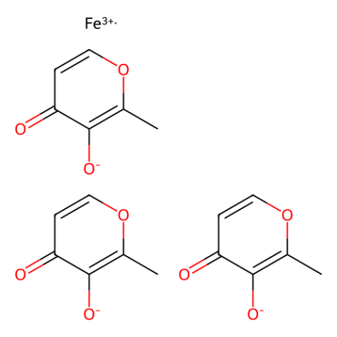 2-甲基-4-氧代-4H-吡喃-3-醇鐵(III),Iron(III) 2-methyl-4-oxo-4H-pyran-3-olate