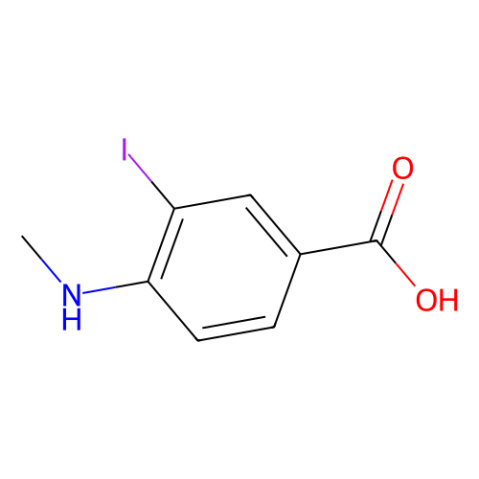 3-碘-4-(甲基氨基)苯甲酸,3-Iodo-4-(methylamino)benzoic acid