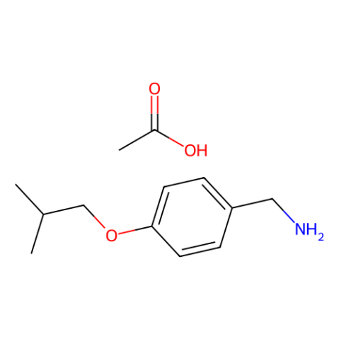 4-異丁氧基芐胺乙酸鹽,(4-Isobutoxyphenyl)methanamine acetate