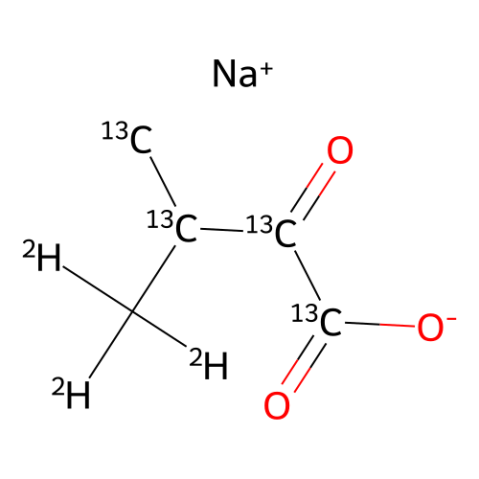 2-酮基-3-(甲基-d?)-丁酸 acid-1,2,3,4-13C? 钠盐,2-Keto-3-(methyl-d?)-butyric acid-1,2,3,4-13C? sodium salt