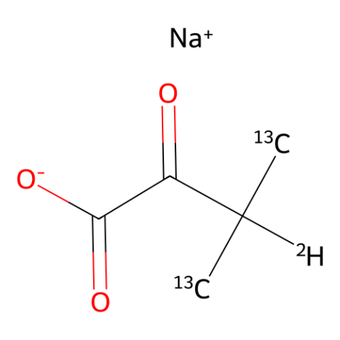 2-酮基-(3-甲基-13C)-丁酸-4-13C,3-d酸式钠盐,2-Keto-(3-methyl-13C)-butyric-4-13C,3-dacid sodium salt