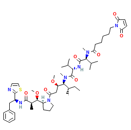 Mc-MMAD，強(qiáng)效微管蛋白抑制劑,Mc-MMAD