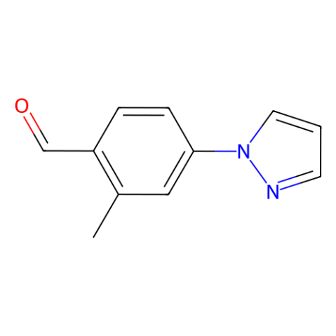 2-甲基-4-(1H-吡唑-1-基)苯甲醛,2-Methyl-4-(1H-pyrazol-1-yl)benzaldehyde