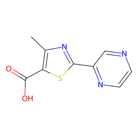 4-甲基-2-(2-吡嗪基)噻唑-5-羧酸,4-Methyl-2-(2-pyrazinyl)thiazole-5-carboxylic acid