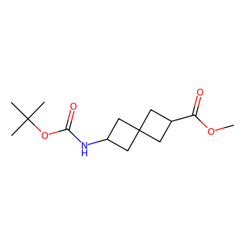 6-{[[(叔丁氧基)羰基]氨基}螺[3.3]庚烷-2-羧酸甲酯,methyl 6-{[(tert-butoxy)carbonyl]amino}spiro[3.3]heptane-2-carboxylate