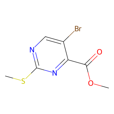 5-溴-2-(甲基硫烷基)嘧啶-4-羧酸甲酯,methyl 5-bromo-2-(methylsulfanyl)pyrimidine-4-carboxylate