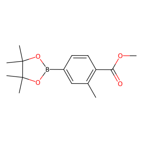 2-甲基-4-(4,4,5,5-四甲基-1,3,2-二氧雜硼烷-2-基)苯甲酸甲酯,methyl 2-methyl-4-(4,4,5,5-tetramethyl-1,3,2-dioxaborolan-2-yl)benzoate