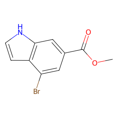 4-溴-1H-吲哚-6-羧酸甲酯,methyl 4-bromo-1H-indole-6-carboxylate