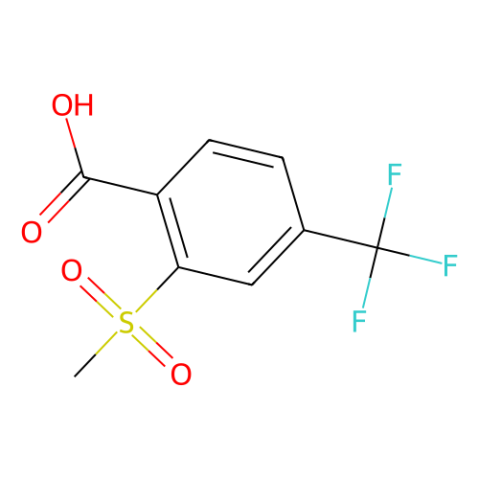 2-(甲基磺酰基)-4-(三氟甲基)苯甲酸,2-(Methylsulfonyl)-4-(trifluoromethyl)benzoic acid