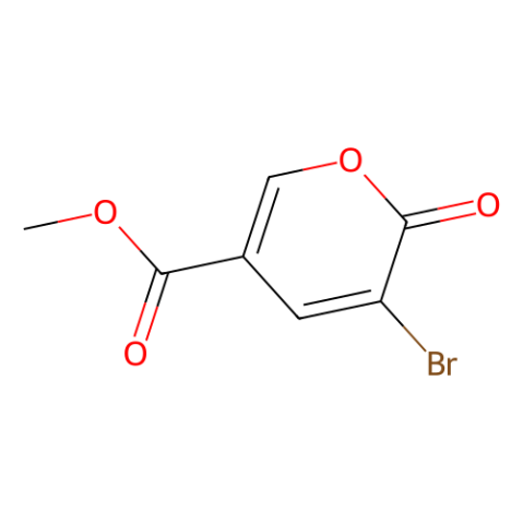 3-溴-2-氧代-2H-吡喃-5-羧酸甲酯,Methyl 3-bromo-2-oxo-2H-pyran-5-carboxylate