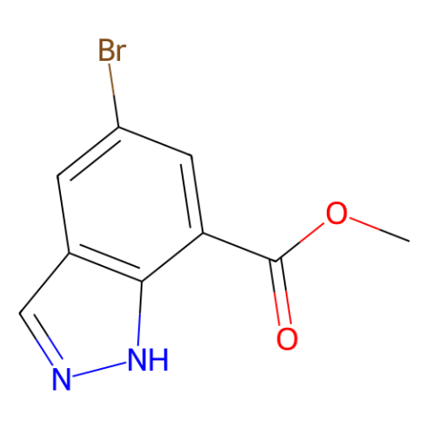 5-溴-1H-吲唑-7-甲酸甲酯,Methyl 5-bromo-1H-indazole-7-carboxylate