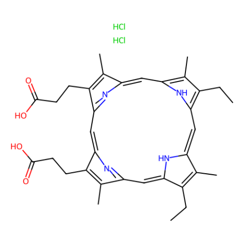 中卟啉 IX 二盐酸盐,Mesoporphyrin IX dihydrochloride