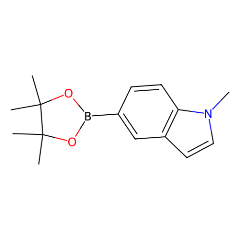 1-甲基-5-（4,4,5,5-四甲基-1,3,2-二氧杂硼烷-2-基）-1H-吲哚,1-Methyl-5-(4,4,5,5-tetramethyl-1,3,2-dioxaborolan-2-yl)-1H-indole