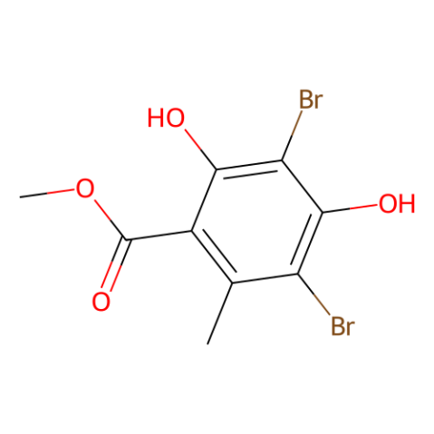 3,5-二溴-2,4-二羥基-6-甲基苯甲酸甲酯,Methyl 3,5-dibromo-2,4-dihydroxy-6-methylbenzoate