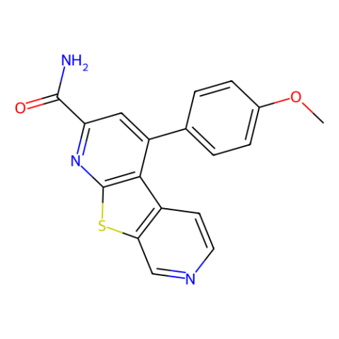 4-(4-甲氧基苯基)噻吩并[2,3-b:5,4-c']二吡啶-2-甲酰胺,4-(4-Methoxyphenyl)thieno[2,3-b:5,4-c']dipyridine-2-carboxamide