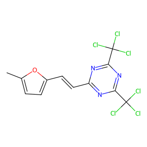 2-[2-(5-甲基呋喃-2-基)乙烯基]-4,6-双(三氯甲基)-1,3,5-三嗪,2-[2-(5-Methylfuran-2-yl)vinyl]-4,6-bis(trichloromethyl)-1,3,5-triazine