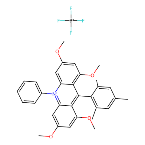 9-均三甲苯基-1,3,6,8-四甲氧基-10-苯基吖啶-10-四氟硼酸铵,9-Mesityl-1,3,6,8-tetramethoxy-10-phenylacridin-10-ium tetrafluoroborate