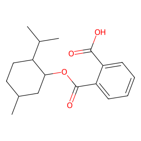(-)-单-(1R)-邻苯二甲酸甲酯,(?)-mono-(1R)-Menthyl phthalate