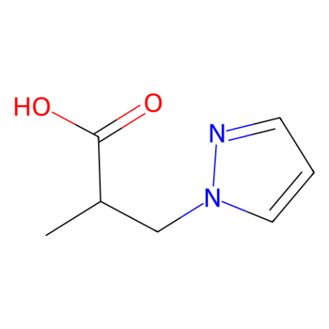 2-甲基-3-(1H-吡唑-1-基)丙酸,2-Methyl-3-(1H-pyrazol-1-yl)propanoic acid