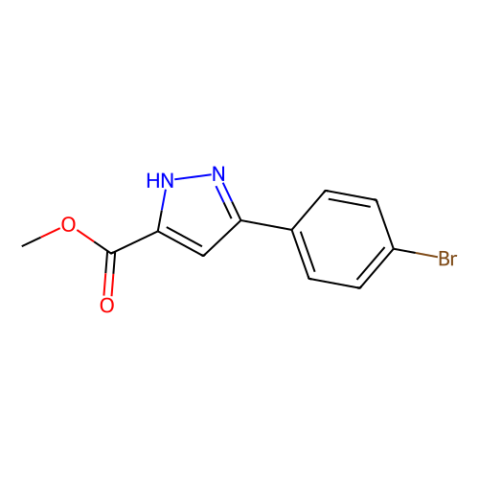 3-(4-溴苯基)-1H-吡唑-5-羧酸甲酯,Methyl 3-(4-bromophenyl)-1H-pyrazole-5-carboxylate