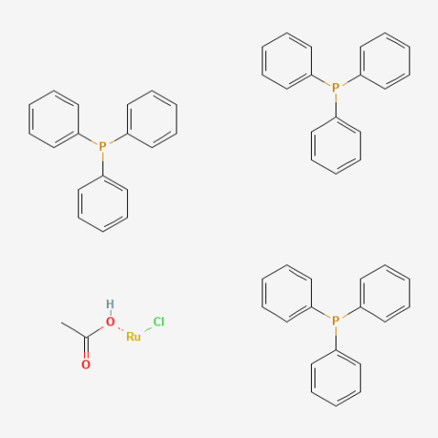 三(三苯基膦)氯化釕(II)乙酸酯,Chlorotris(triphenylphosphine)ruthenium(II) acetate