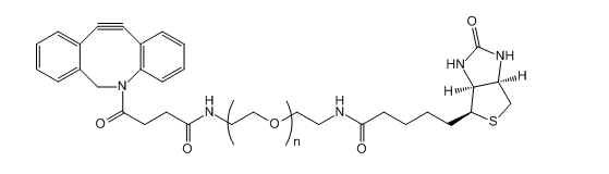 环辛炔聚乙二醇生物素,DBCO PEG Biotin