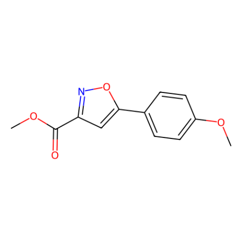 5-(4-甲氧基苯基)異惡唑-3-羧酸甲酯,Methyl 5-(4-methoxyphenyl)isoxazole-3-carboxylate