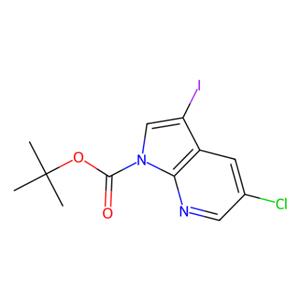 aladdin 阿拉丁 C188326 5-氯-3-碘-吡咯并[2,3-b]吡啶-1-甲酸叔丁酯 928653-79-6 95%