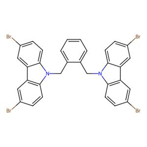 aladdin 阿拉丁 B405303 1,2-双[(3,6-二溴-9H-咔唑-9-基)甲基]苯 222166-46-3 98%