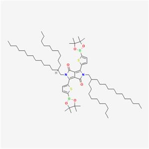 aladdin 阿拉丁 B405395 2,5-双(2-癸基十四烷基)-3,6-双[5-(4,4,5,5-四甲基-1,3,2-二氧杂环戊硼烷-2-基)噻吩-2-基]吡咯[3,4-c]吡咯-1,4(2H,5H)-二酮 1412448-63-5 >95.0%(HPLC)