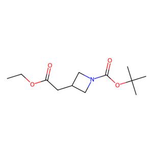 aladdin 阿拉丁 T174573 1-(叔丁氧羰基)-3-氮杂环丁烷乙酸乙酯 158602-35-8 97%