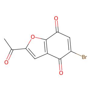 2-乙酰基-5-溴-4,7-二氢-1-苯并呋喃-4,7-二酮,2-acetyl-5-bromo-4,7-dihydro-1-benzofuran-4,7-dione