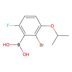 2-溴-6-氟-3-異丙氧基苯硼酸,2-Bromo-6-fluoro-3-isopropoxyphenylboronic acid