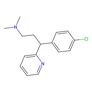 aladdin 阿拉丁 C490164 3-(4-氯苯基)-N,N-二甲基-3-(吡啶-2-基)丙-1-胺 132-22-9 93%