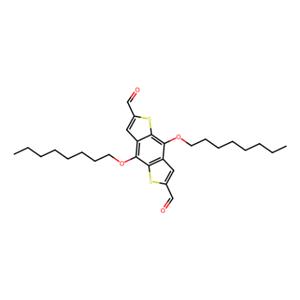aladdin 阿拉丁 B152926 4,8-二(n-辛氧基)苯并[1,2-b:4,5-b']二噻吩-2,6-二甲醛 1668554-22-0 >97.0%(GC)