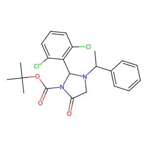 (S)-2-(2,6-二氯苯基)-5-氧代-3-[(S)-1-苯乙基]咪唑啉-1-羧酸叔丁酯,tert-Butyl (S)-2-(2,6-Dichlorophenyl)-5-oxo-3-[(S)-1-phenylethyl]imidazolidine-1-carboxylate
