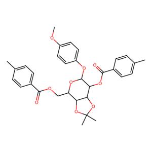aladdin 阿拉丁 M158696 4-甲氧苯基-3,4-O-异亚丙基-2,6-双-O-(4-甲基苯甲酰)-β-D-吡喃半乳糖苷 1496536-69-6 95%