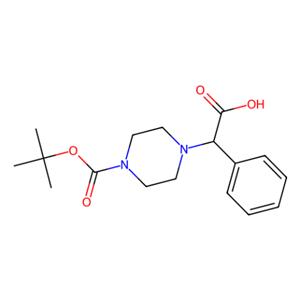 2-(4-叔丁氧基甲酰基哌嗪基)-2-苯乙酸,2-(4-Boc-piperazino)-2-phenylacetic acid