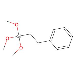 aladdin 阿拉丁 T162287 三甲氧基(2-苯乙基)硅烷 [含约25%的三甲氧基(1-苯乙基)硅烷] 49539-88-0 >70.0%(GC)