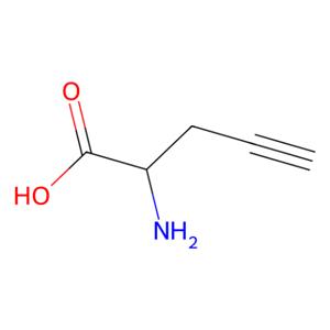 aladdin 阿拉丁 R192202 (R)-2-氨基戊-4-炔酸 23235-03-2 98%