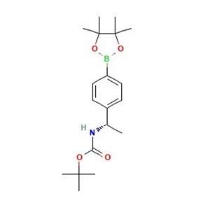aladdin 阿拉丁 S586489 (S)-(1-(4-硼酸频哪醇酯基苯基)乙基)氨基甲酸叔丁酯 1171897-03-2 95%