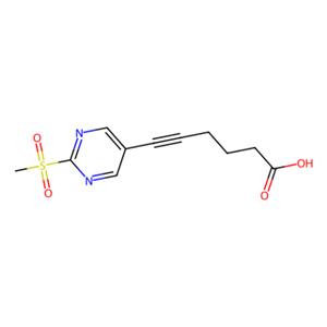 aladdin 阿拉丁 M588313 6-(2-(甲基磺酰基)嘧啶-5-基)己-5-炔酸 2356229-58-6 97%