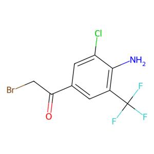 1-[4-氨基-3-氯-5-（三氟甲基）苯基]-2-溴-乙酮,1-[4-Amino-3-chloro-5-(trifluoromethyl)phenyl]-2-bromo-ethanone
