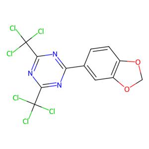aladdin 阿拉丁 B152798 2-(1,3-苯并二氧杂环戊-5-基)-4,6-双(三氯甲基)-1,3,5-三嗪 71255-78-2 98%