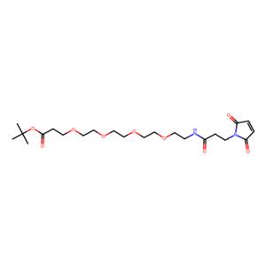 马来酰亚胺-C?-酰胺-PEG4-羧酸叔丁酯,Maleimide-C2-Amido-PEG4-Carboxylic Acid tert-Butyl Ester