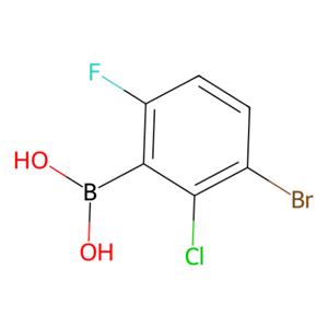 (3-溴-2-氯-6-氟苯基)硼酸（含不等量的酸酐）,(3-Bromo-2-chloro-6-fluorophenyl)boronic acid (contains varying amounts of Anhydride)